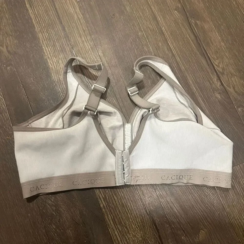 Cacique jersey knit unlined full coverage no wire 44DD bra